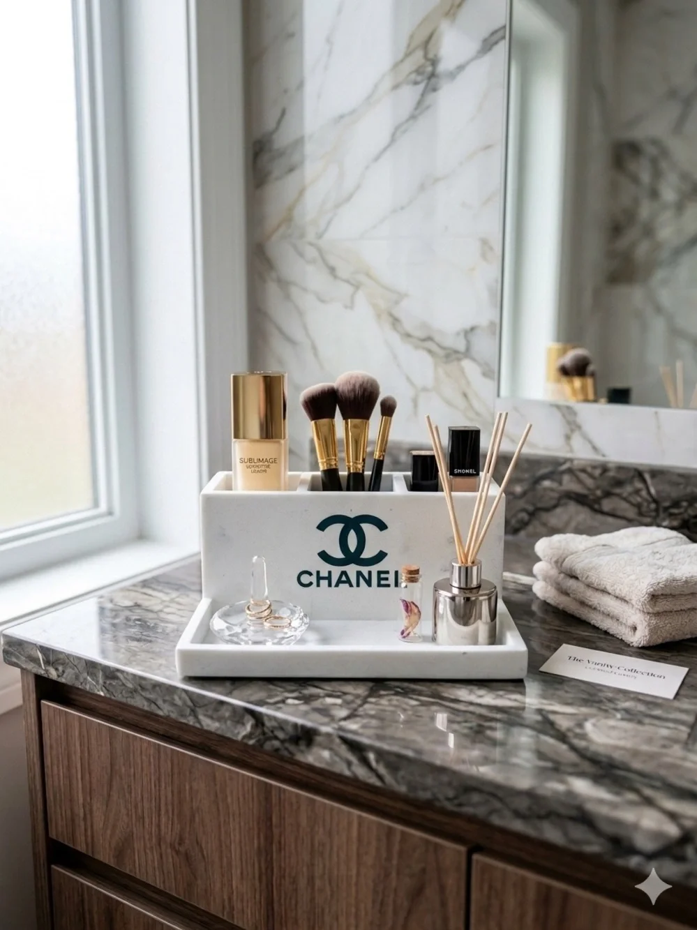 Chanel. luxury marble